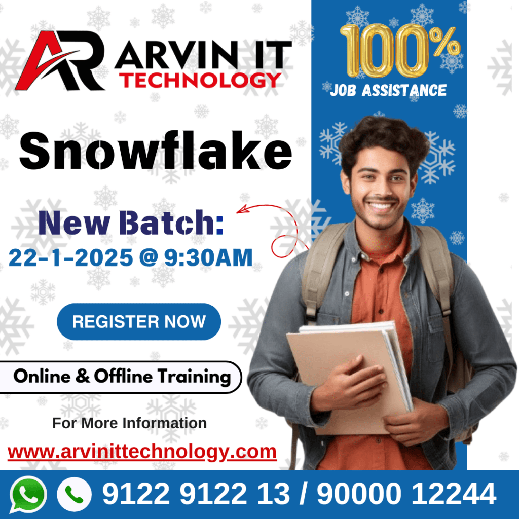 Snowflake Training In Hyderabad Ameerpet